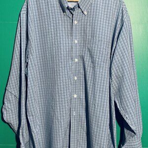 Brooks Brothers XXL Button-Down Shirt – 100% Cotton, Made in Malaysia, Non-Iron